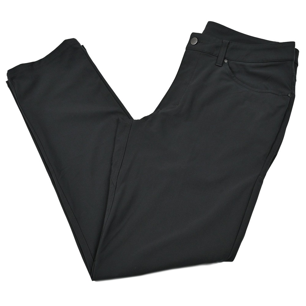 Lululemon Mens 33 (34x33) Gray Chino ABC Chino Pant Warpstreme Athleisure M5ADFS
